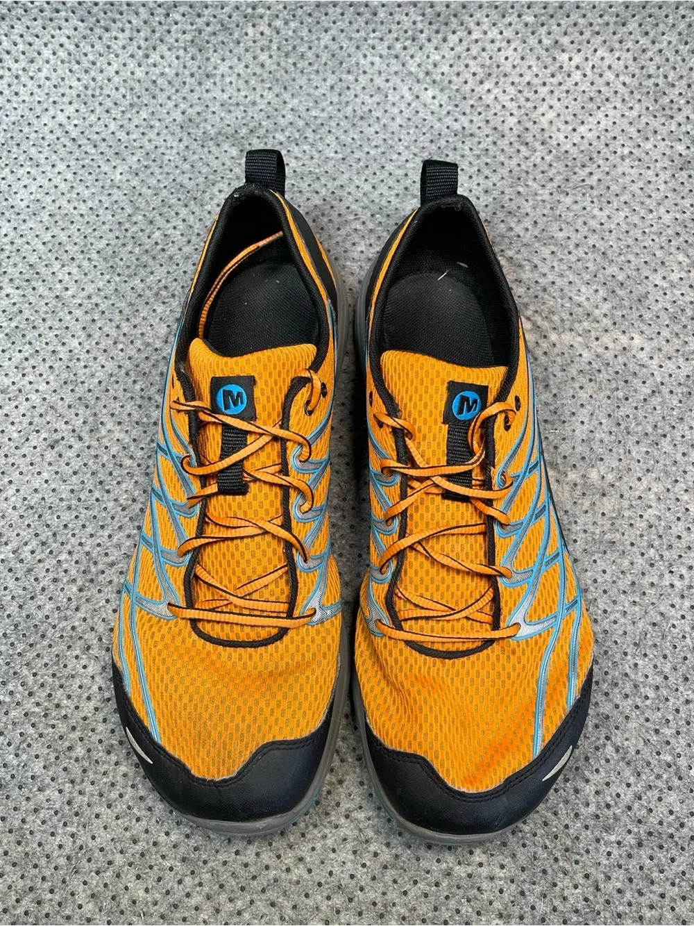 Merrell Bare Access 3 Orange Running Shoes Size 12 Men’s